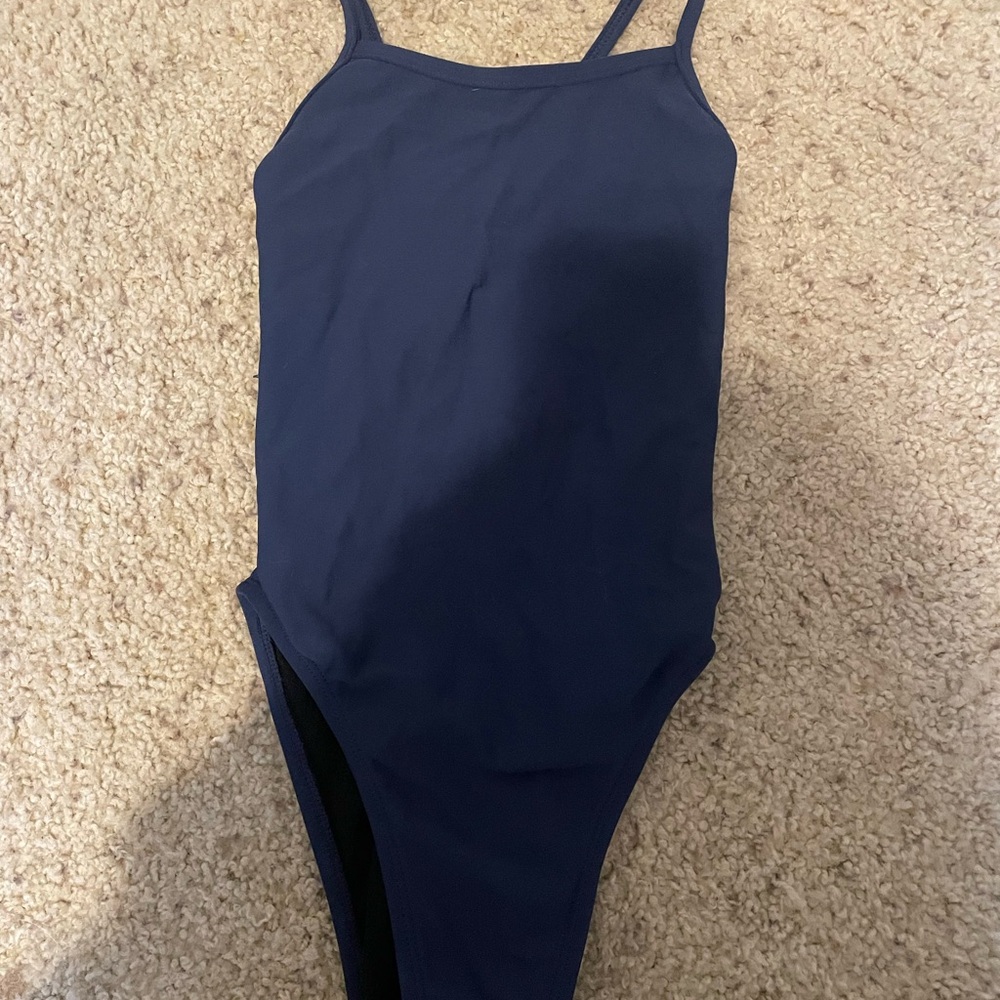 Navy Blue Kids One Piece Swimsuit